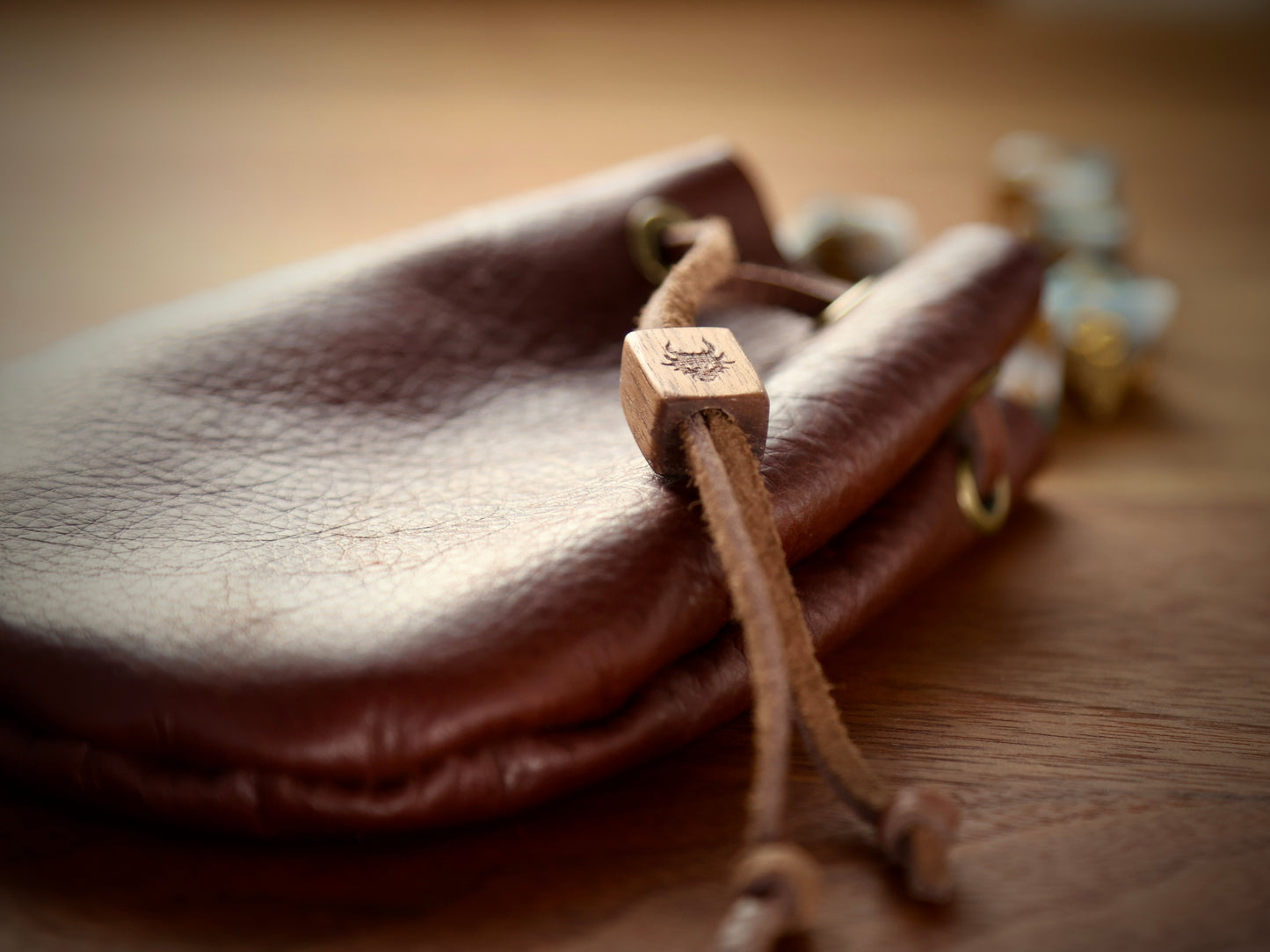 Leather Dice Bag