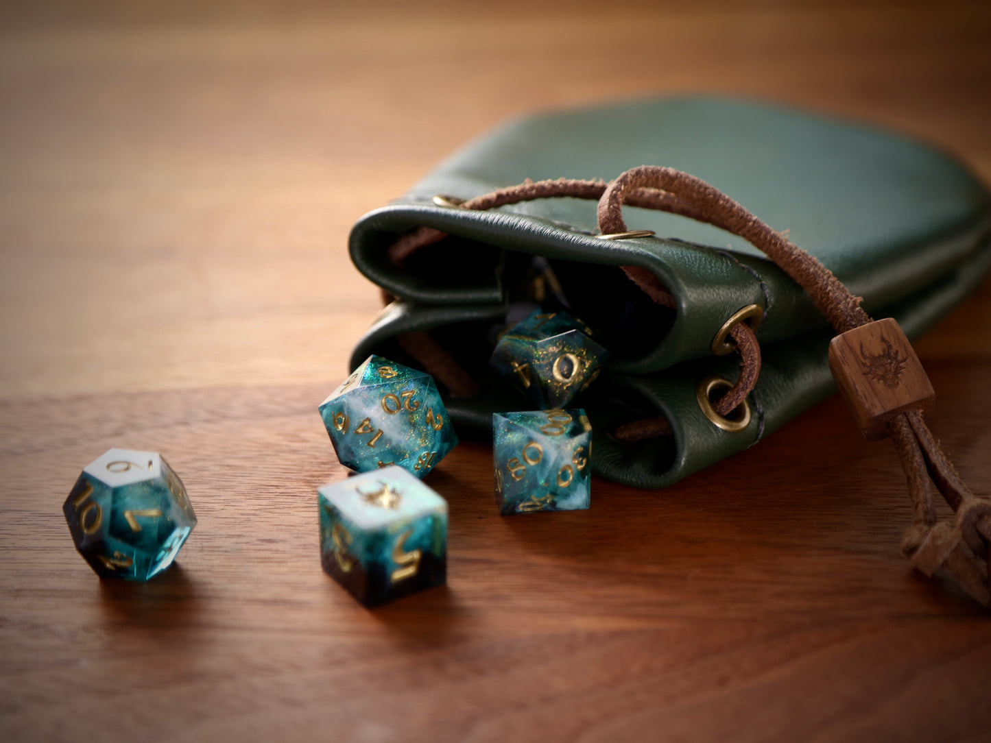 Leather Dice Bag