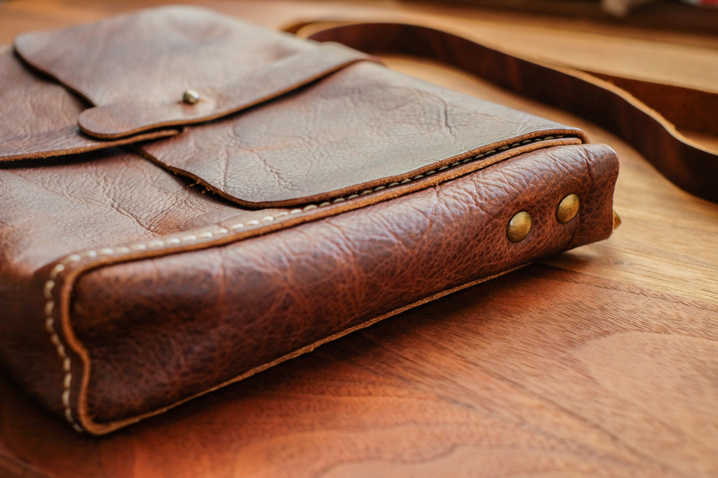 Leather Dice Tray Tote