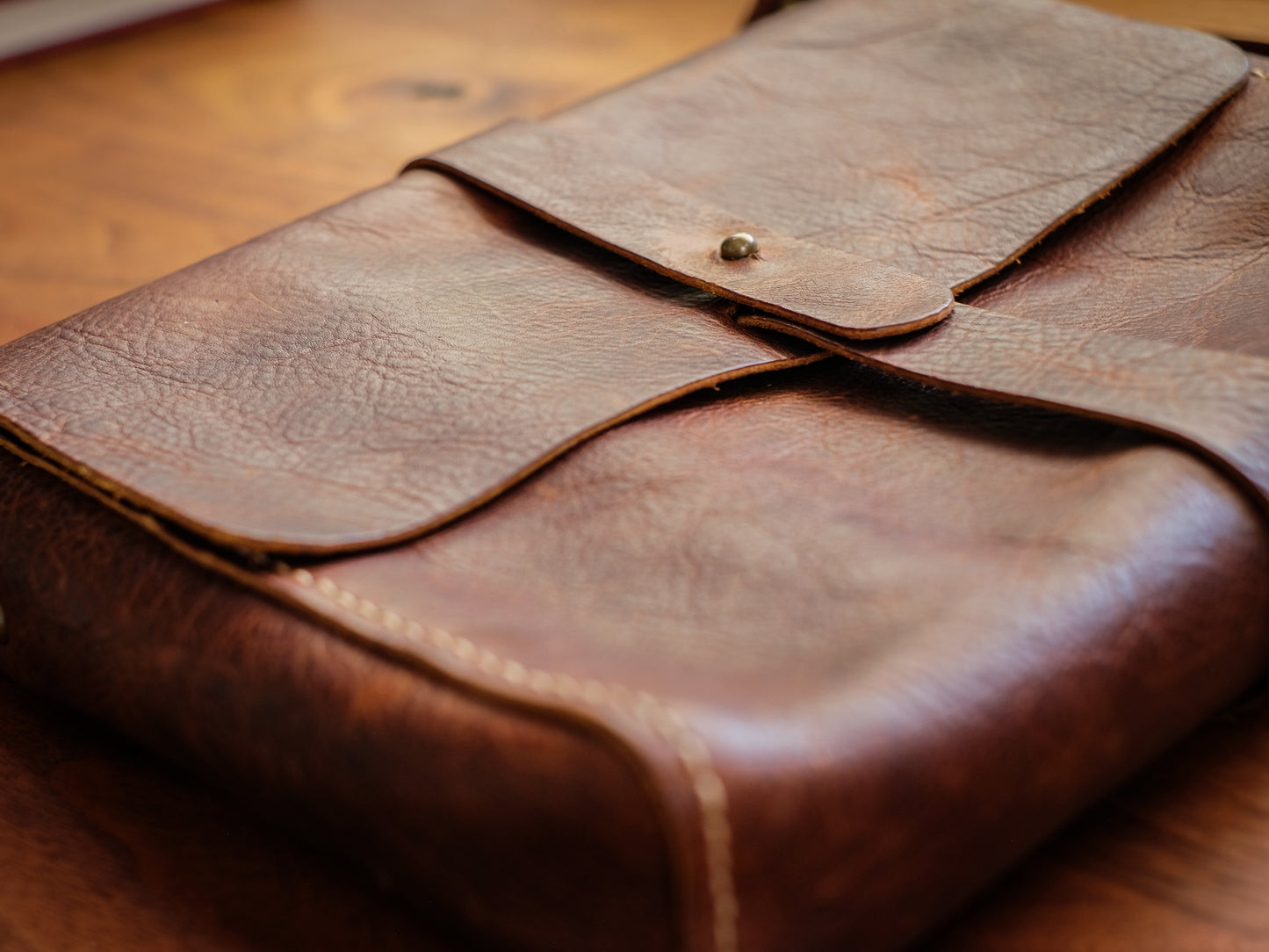 Leather Dice Tray Tote