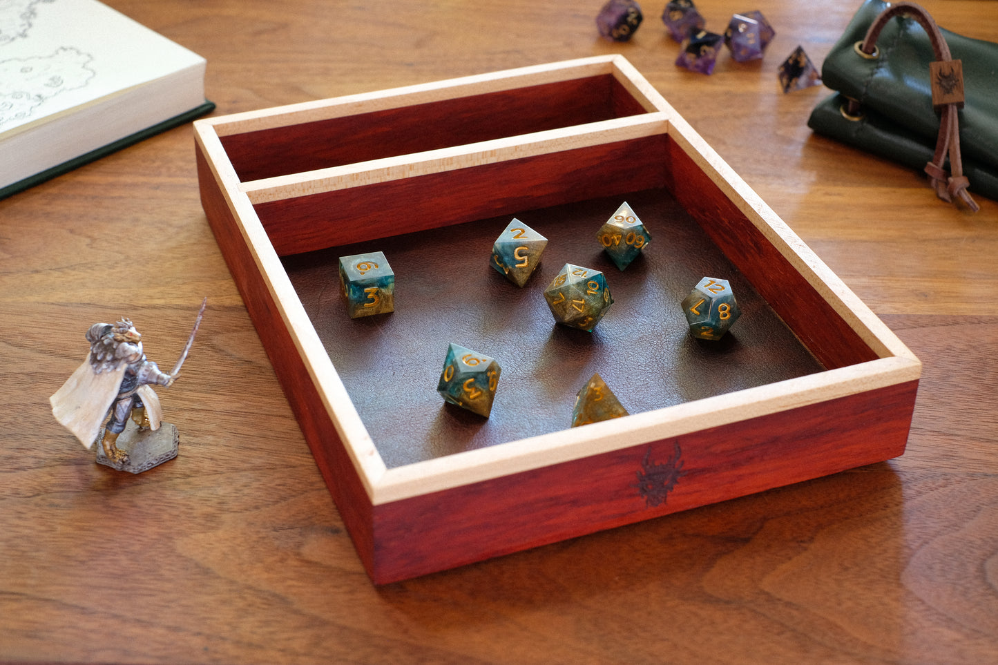 Custom Shop Two-Tone Dice Tray