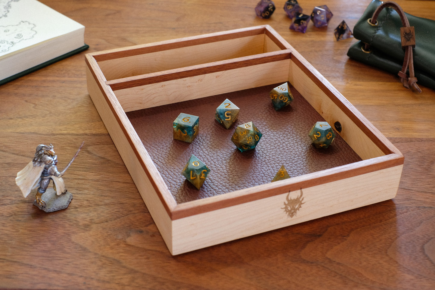 Custom Shop Two-Tone Dice Tray
