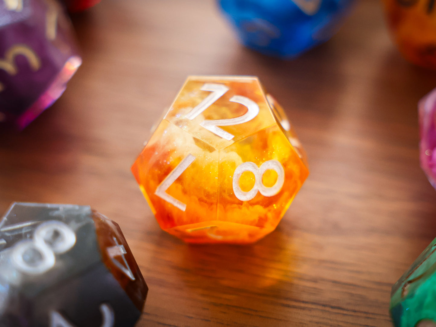 Jumbo Domain D12 Duality Dice for Daggerheart