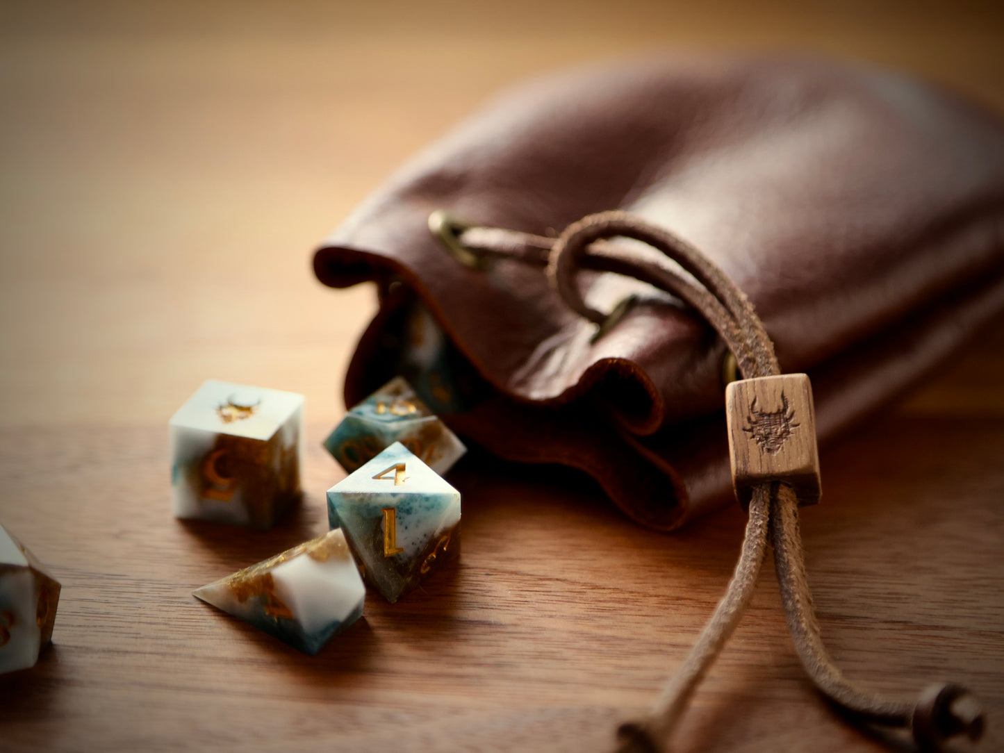 Leather Dice Bag