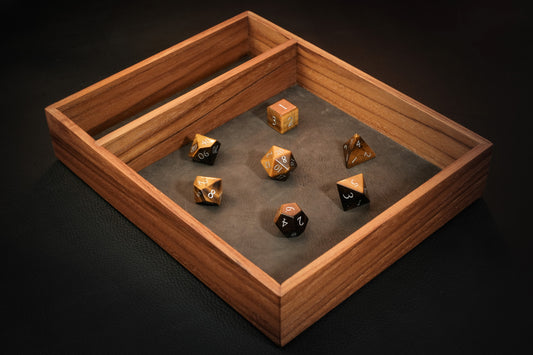 Teak Dice Tray