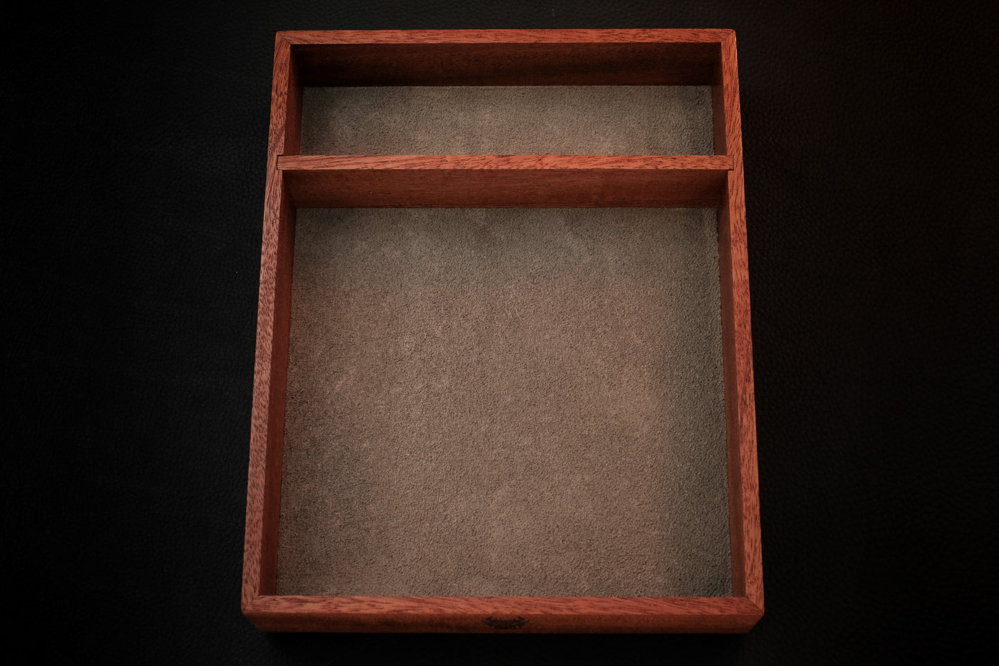 African Mahogany Dice Tray