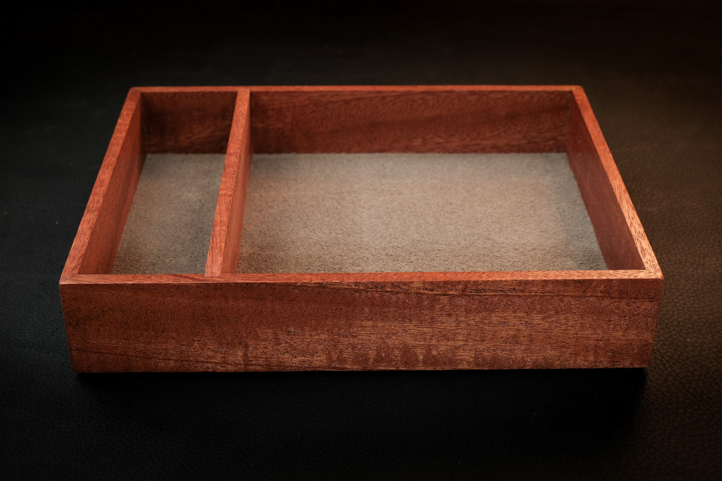 African Mahogany Dice Tray