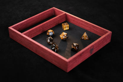 Purpleheart Dice Tray