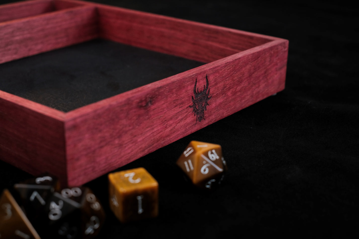 Purpleheart Dice Tray