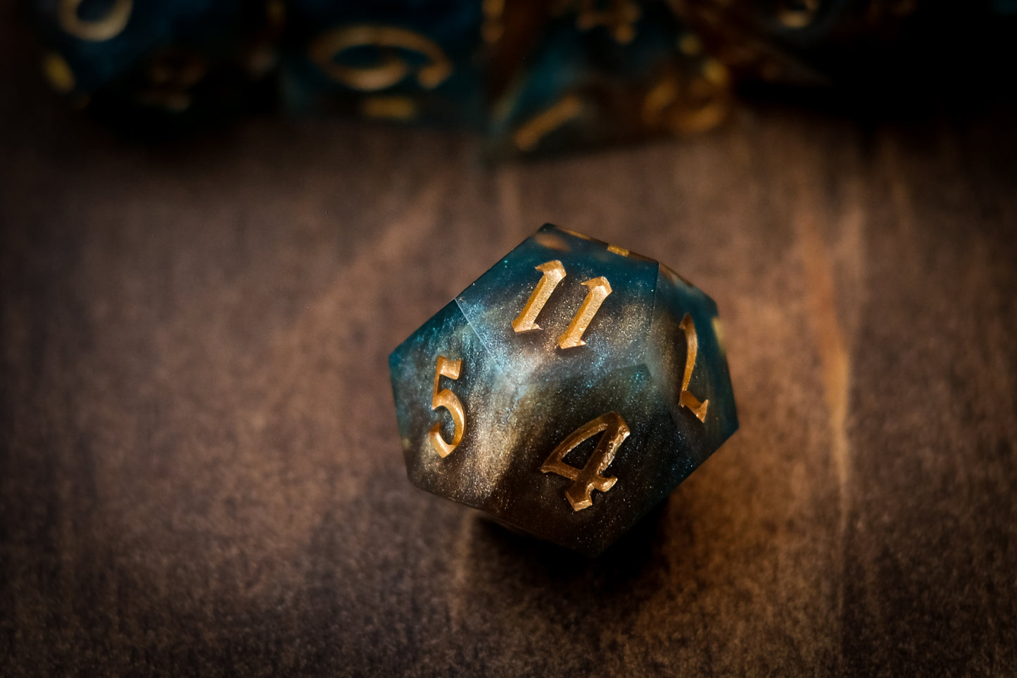 Golden Tides Dice Set