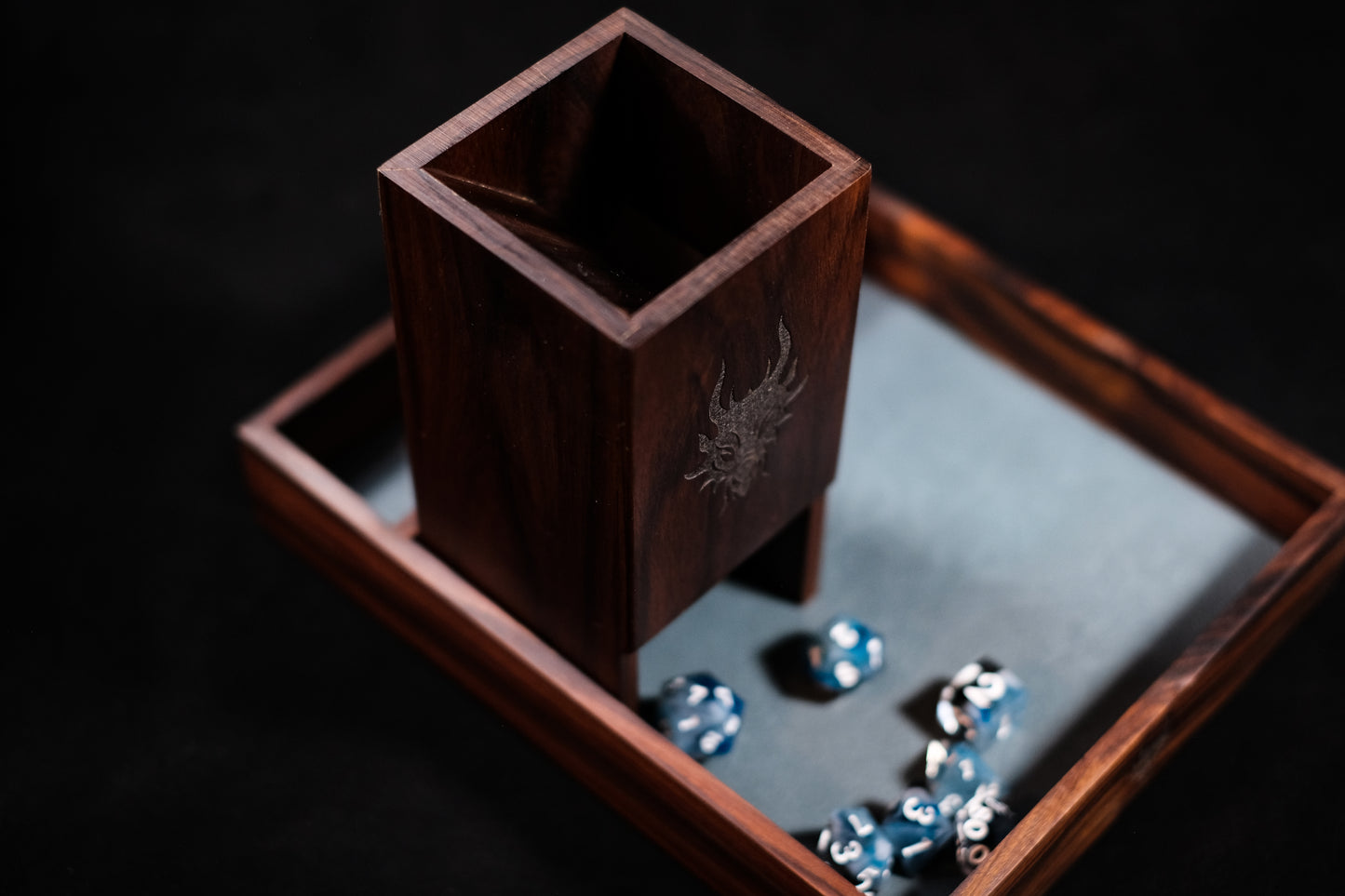 Bolivian Rosewood Dice Tower