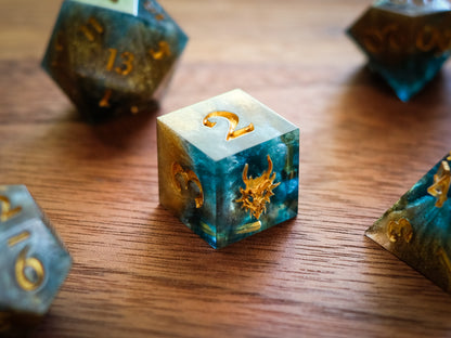Golden Tides Dice Set