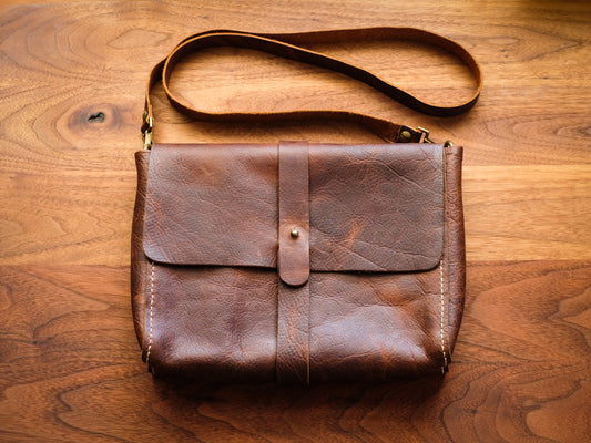 Leather Dice Tray Tote