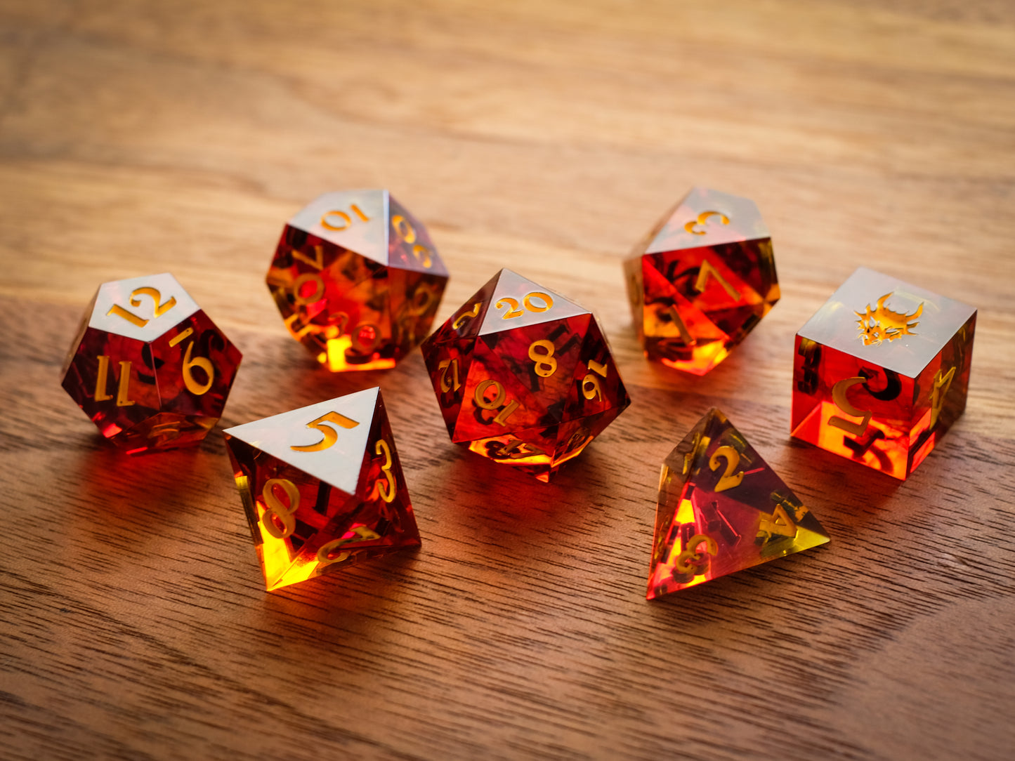 Burning Hands Dice Set