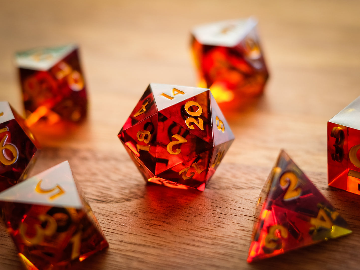 Burning Hands Dice Set