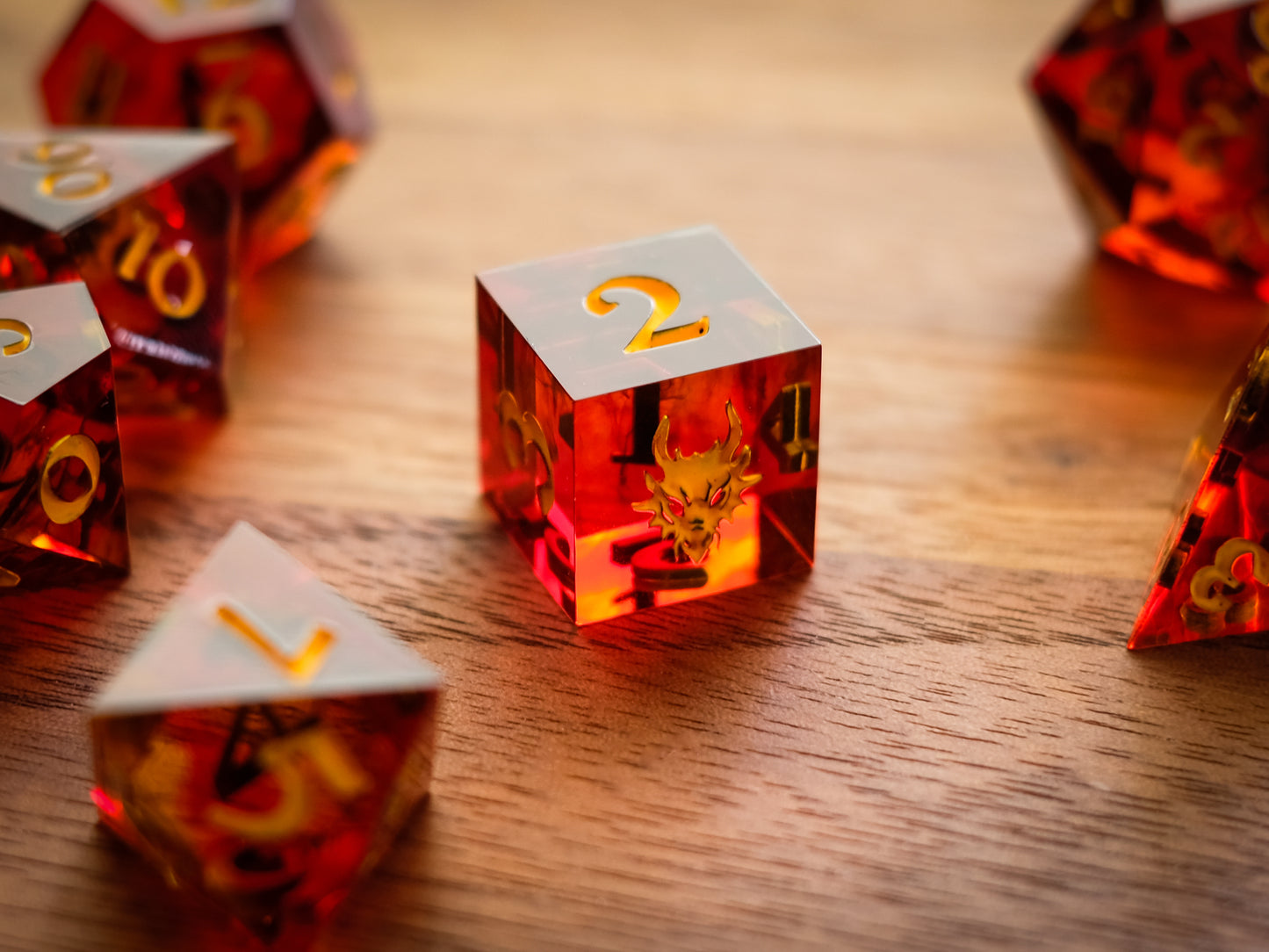 Burning Hands Dice Set