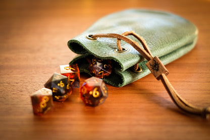 Leather Dice Bag