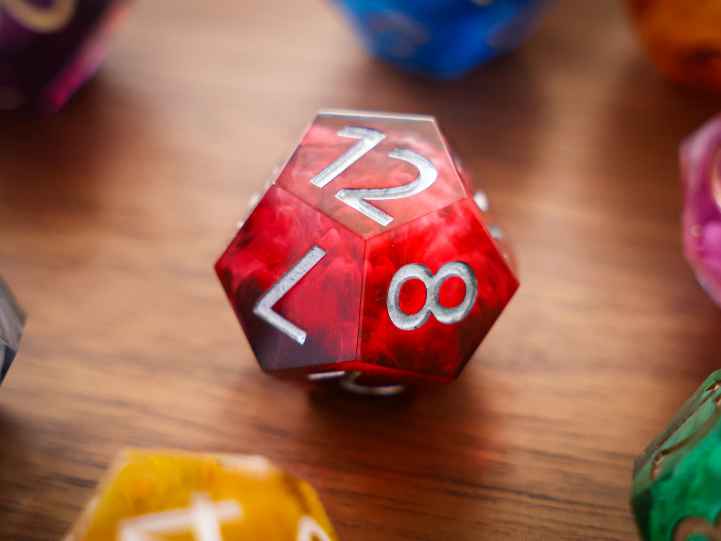 Jumbo Domain D12 Duality Dice for Daggerheart