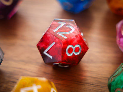 Jumbo Domain D12 Duality Dice for Daggerheart