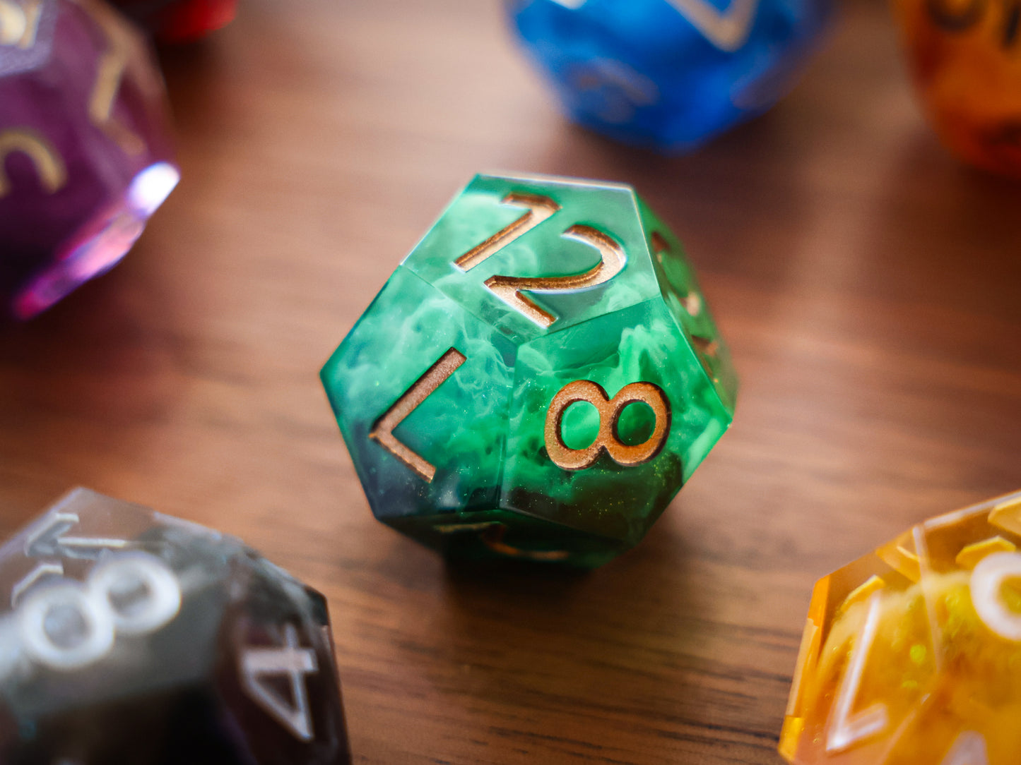 Jumbo Domain D12 Duality Dice for Daggerheart