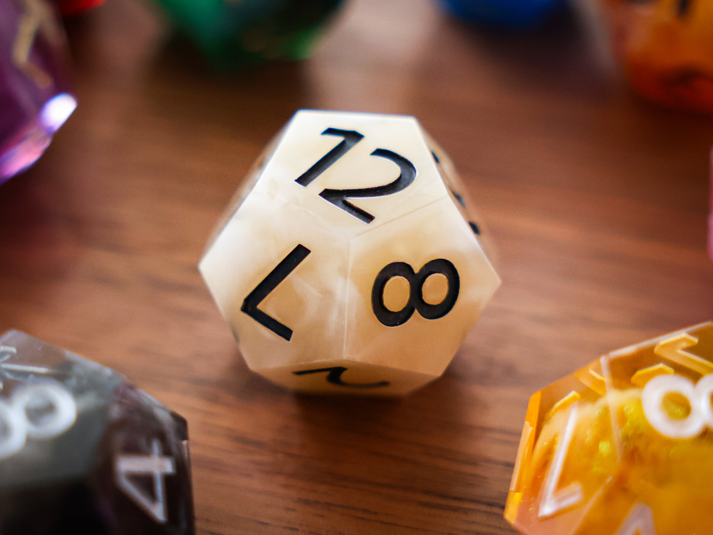Jumbo Domain D12 Duality Dice for Daggerheart